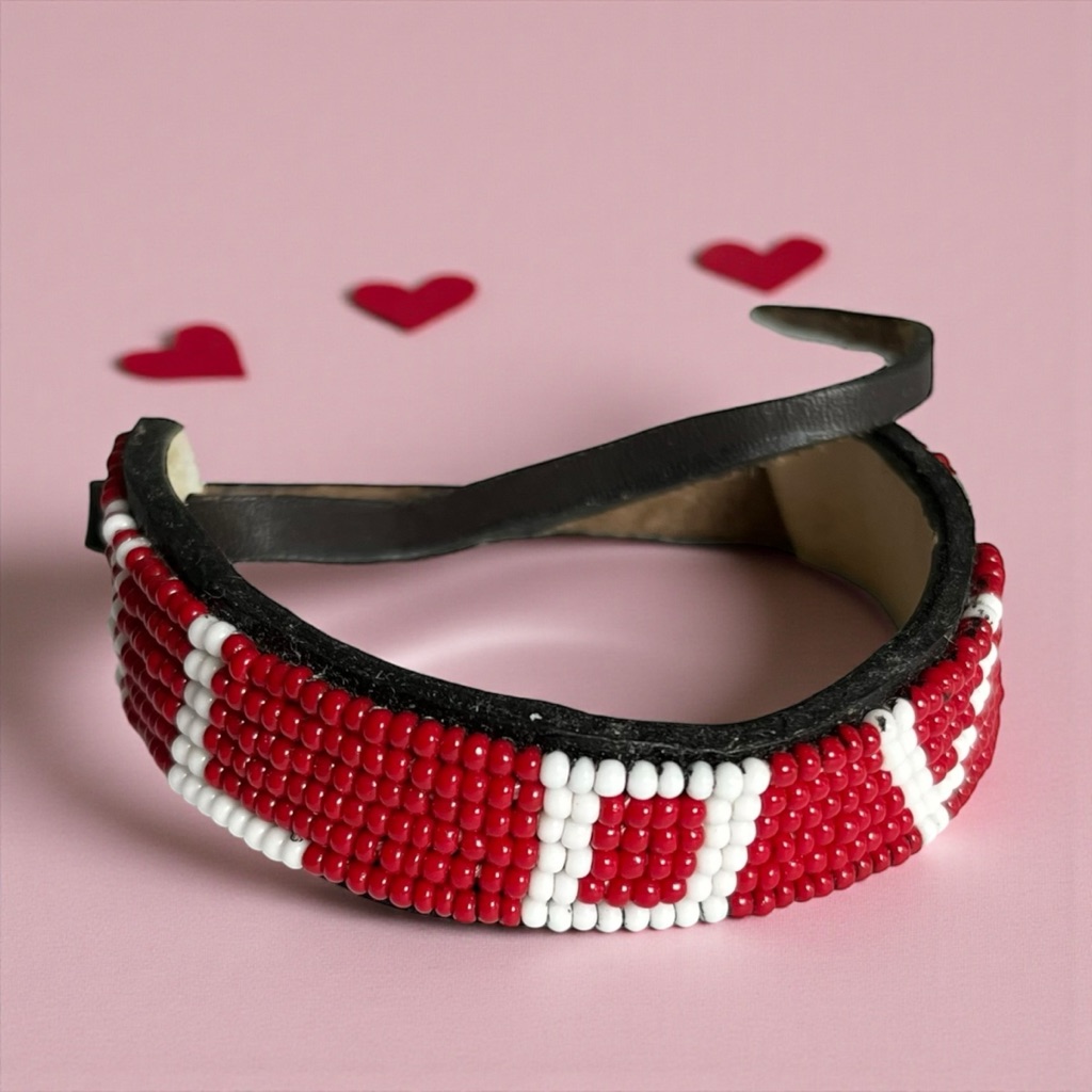 5 For 20 American Eagle Outfitters Nwt Leather Love Seed Bead Bracelet Cc 5$